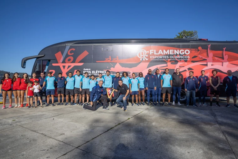 novo ônibus do Flamengo